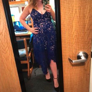 Lulus lace midi dress